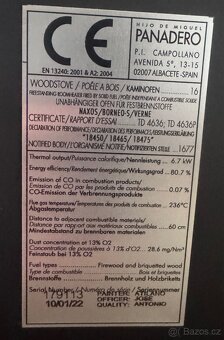 Prodej Krbovych kamen Panadero - 3