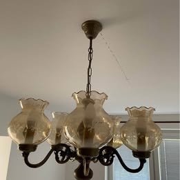 lustr +2 nástěnné svítidla  - komplet - 3