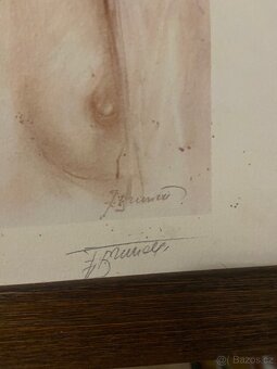 Rámovaný obraz – ženský akt - 3