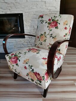 Křesla Halabala typu C Květy - 3