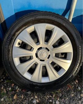 Originální plechové komplety Škoda + zimní pneu 195/60/16 - 3