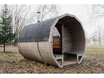 Finská sudová sauna 3m Premium - 3