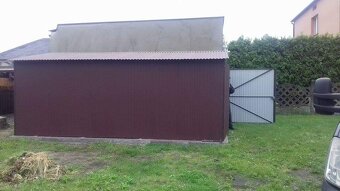 Plechová garáž 4x5m - 3