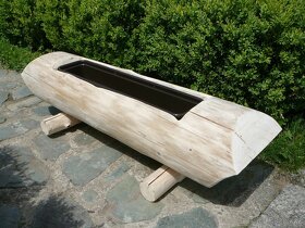 Dřevěné masivní koryto - 3
