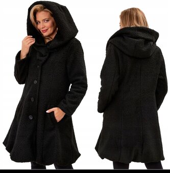 Zimní dámský Kabát vel. XL - 3