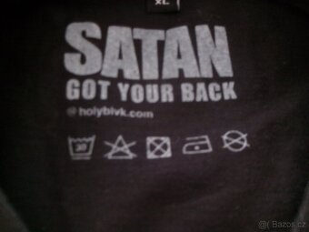 Nové pánské triko HOLY BLVK - +666+. - 3