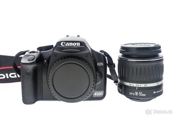 Zrcadlovka Canon 450D +18-55mm + přisl. - 3