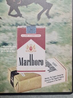Kovová cedule 40x30 VELKÁ-MARLBORO 1 - 3