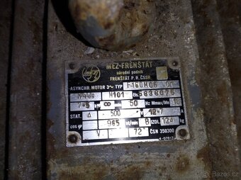 elektromotor 7,5 kW 965 ot/min - 3