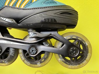 Inline brusle Oxelo Fit5, v.32-35, Abec 7/76mm - 3