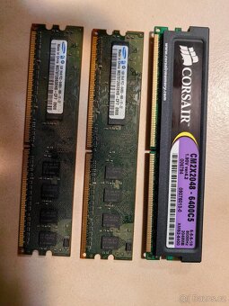 DDR2 DDR3 RAM různé druhy PC/Notebook - 3