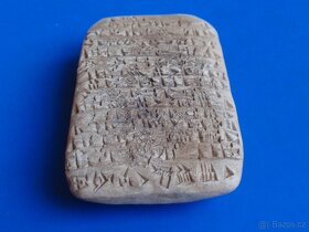 Sumerská starověká hliněná deska s klínovým písmem - 3