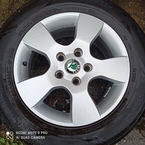 Orig.alu disky ŠKODA OCTAVIA 2 15" - 3
