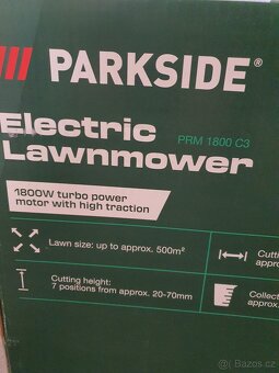 Parkside elektrická sekačka, NOVÁ, zaslání - 3