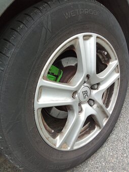 ALU kola RC, pneu Nokian vzorek cca 4mm - 3