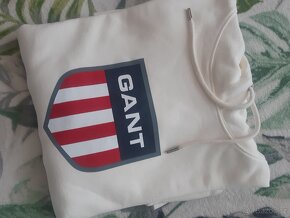 Vel. M Smetanové teplákové šaty, originál GANT - 3