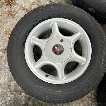 Sada alu kol 4x100 r13 + pneu Michellin - 3