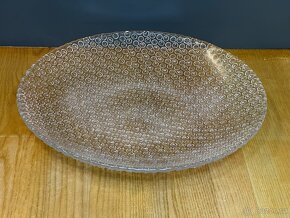 Rony Plesl skleněný talíř Bomma Bubbles velký 34cm 100% stav - 3