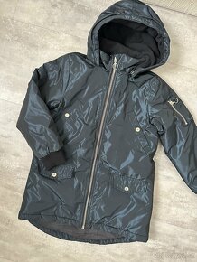 Černá zimní parka Lindex vel.140 - 3