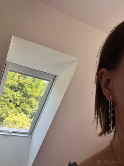 Zlaté Náušnice s diamanty - 3