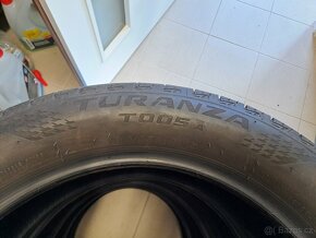 Sada letních pneu Bridgestone 215/55/18, cca 7 mm - 3