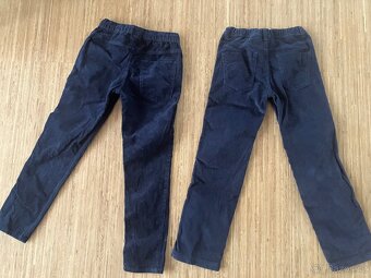 2x kalhoty manšesttáky 140cm (9-10let) - 3