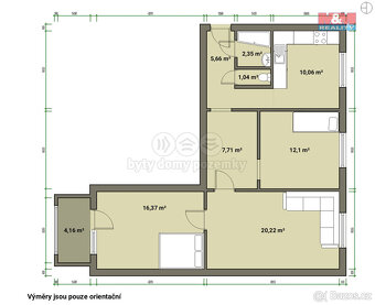 Prodej bytu 3+1, 81 m², Sokolov, ul. Mičurinova - 3