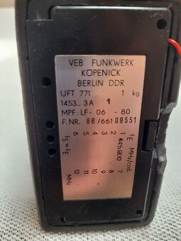 vysílačka UFT771 - 3