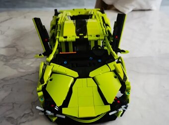 Zelené Lamborgini už na Tebe čeká - LEGO kompatibilní - 3