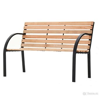 Zahradní lavička dřevěná. Nová - 3