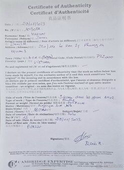 Denis Marcon - Saigon dans les yeux N 12 (+ Certifikát) - 3