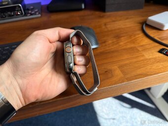 Apple Watch 46mm přírodní milánský tah - M/L - 3