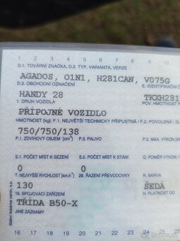 Prodám přívěsný vozík - 3