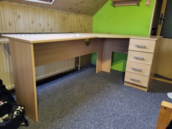 rohový psací stůl - 3