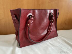 Červená dámská kabelka - 3