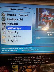 Prodam jukebox v dobrém stavu 56 213 MP3 - 3