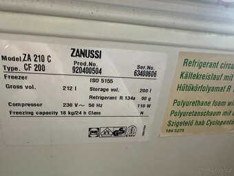 Prodám Mrazák Zanussi levně - 3