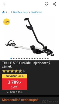 Střešní nosič na kola Thule - 3