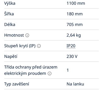 Lustr na lanku - 3xE27/60W/230V hnědá - 3