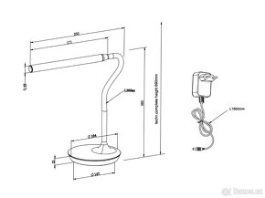 Stolní LED lampa Toro, 5W, 700lm, 3000-6000K - 3