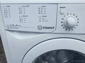 PRACKA INDESIT,BOCNI PLNENI,5KG,MODERNI,PLNE FUNKCNI - 3