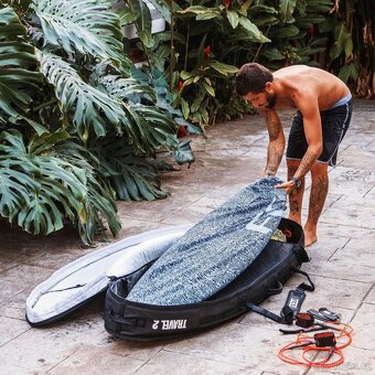 Predám surf obal FCS Travel 2 Funboard 7'6" - 3