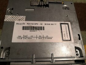 Rádio Cd Mp3 Citroen Peugeot 9664636277 7645110393 Blaupunkt - 3