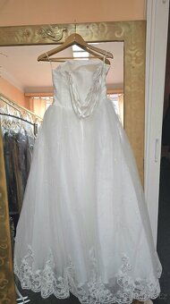 TŘPYTIVÉ SVATEBNÍ ŠATY 🎀POLONÉZA🎀PLES🎀 - 3