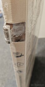 Interiérové dveře 2ks MASONITE 70/ plné s čtvercovým vzorem - 3