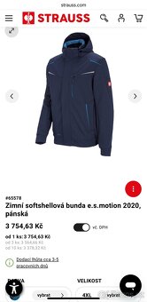 Zimní softshellová bunda engelbert strauss - 3