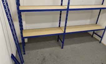 Policový regál 150x60 - výška 250 cm - 270 kg/polici - 3