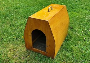 Dřevěná přepravka na psa, kočku - 3