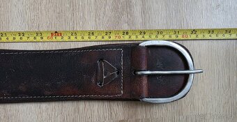 Westernový kožený podbřišník - 3