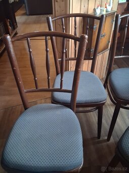 Židle chalupářské 4 kusy - 3